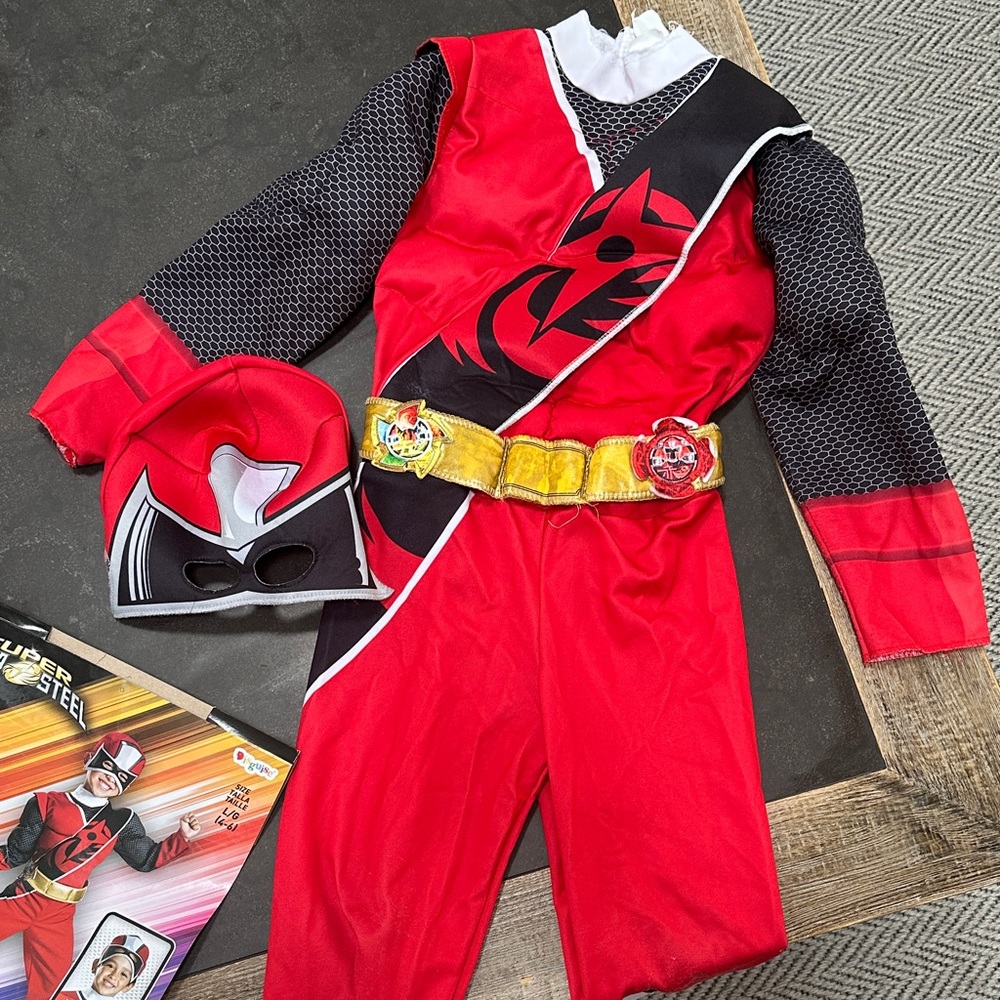 Super Ninja Steel Red Ranger Costume